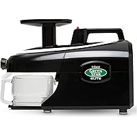 Tribest GSE-5010 Greenstar Elite Masticating Juicer, Black