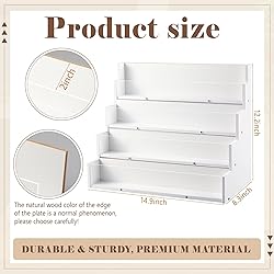 Yuntau 4 Tier Greeting Card Display Stand White