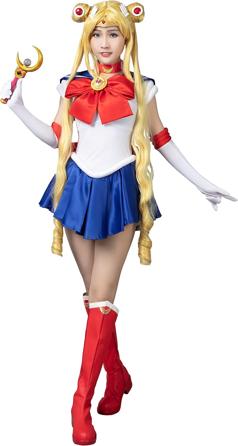 Amazon Procosplay 月野うさぎ セーラームーン コスプレ コスチューム 衣装 セーラー戦士 セーラースーツ 舞台劇 仮装 パーティー 学園祭 文化祭 ハロウィン Mp Xs バスト 79cm コスプレ 仮装 通販