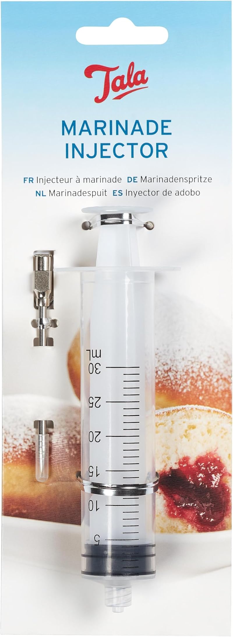 Tala Marinade Injector Multipurpose Food Safe Plastic White 20.5 cm