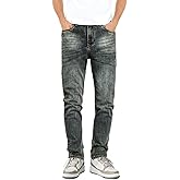 Heyfanee Mens Slim Fit Jeans Stretch Denim Pants for Men