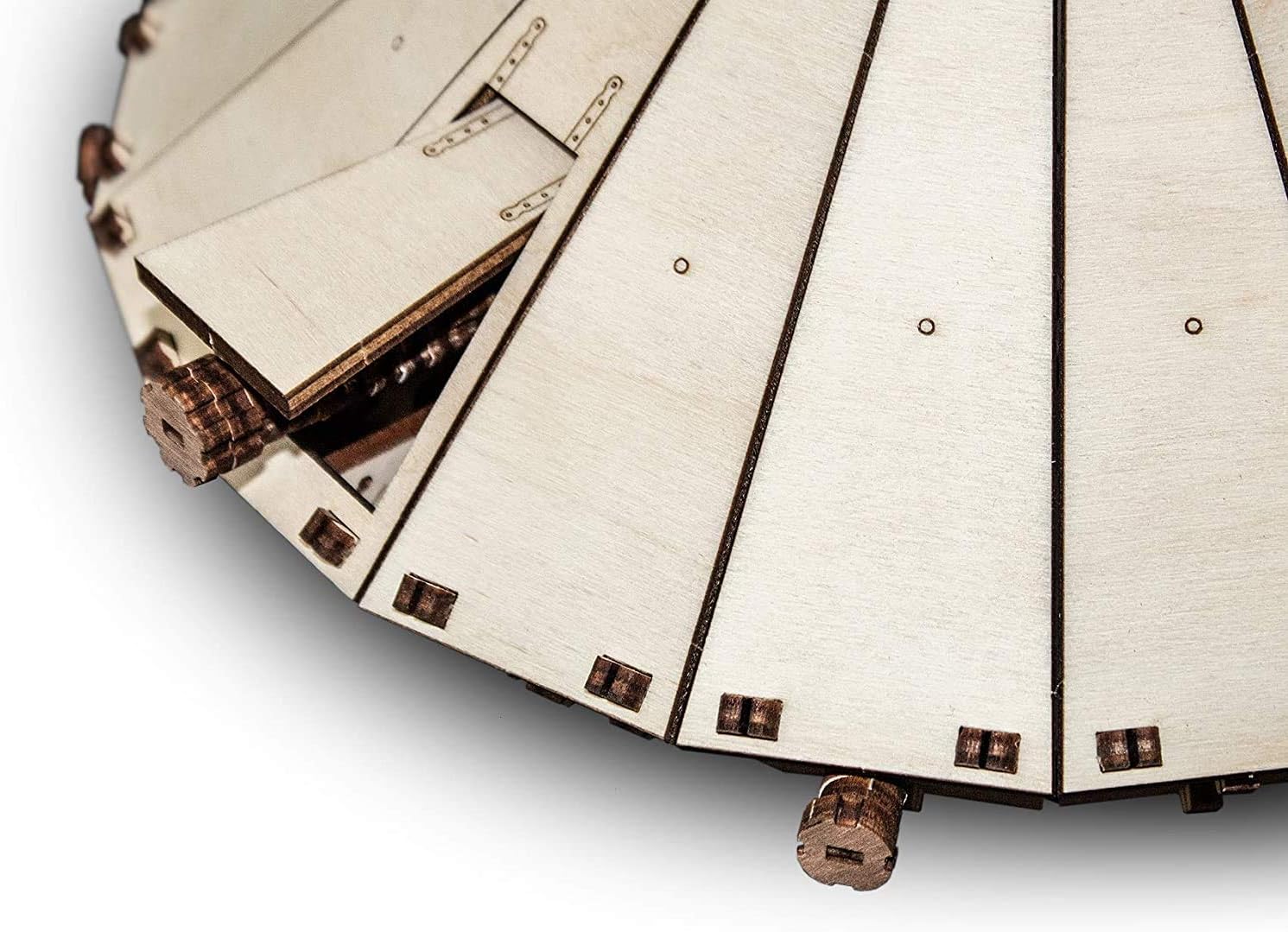 EWA Eco-Wood-Art, DA VINCI TANK, Three-dimensional mechanical wooden puzzle, Puzzle for adults and children - Image 3