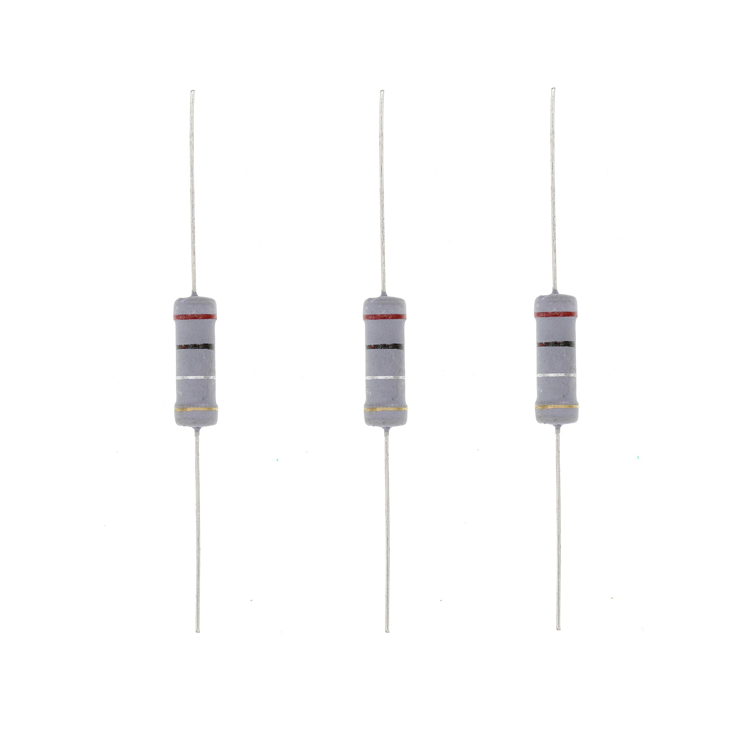 HUABAN 20PCS 3W 3 Watts 0R2 0.2 Ohm 5% Metal Oxide Film Resistor