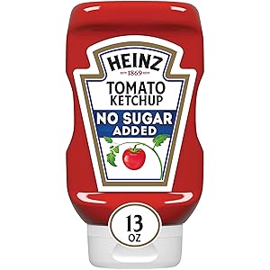 Heinz Ketchup, No Added Sugar, 13 oz