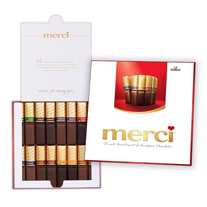 Amazon Com Merci Finest Assortment Of Eight European Chocolates