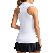 Amazon.com: MIVEI Women's Sleeveless Golf Shirts - Racerback