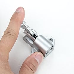 INIRET 4 Packs Self-Closing Latches，Silver Gray