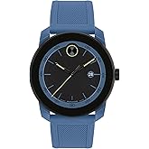 Movado Bold Men's Watch - Swiss Quartz, Silicone Strap - Modern, Sporty Luxury Fashion Timepiece for Him - 42mm