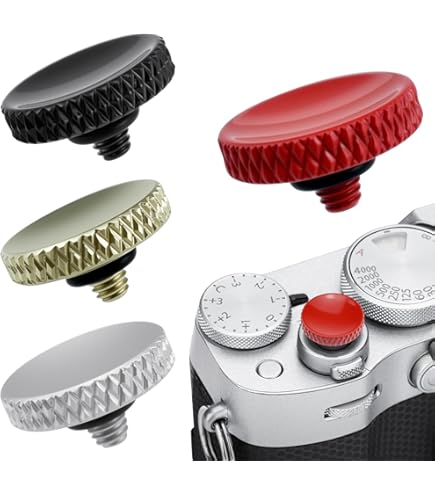 Red Black Silver Gold 4Pcs Shutter Release Button For X100 X100S X10 - View #6