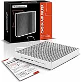 A-Premium Cabin Air Filter w/Activated Carbon Compatible with Toyota, Lexus, Land Rover, Scion, Subaru, Pontiac & Jaguar - Ca
