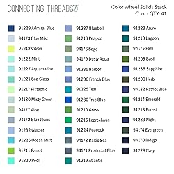 Connecting Threads Color Wheel Solid 41 pcs 10 inch