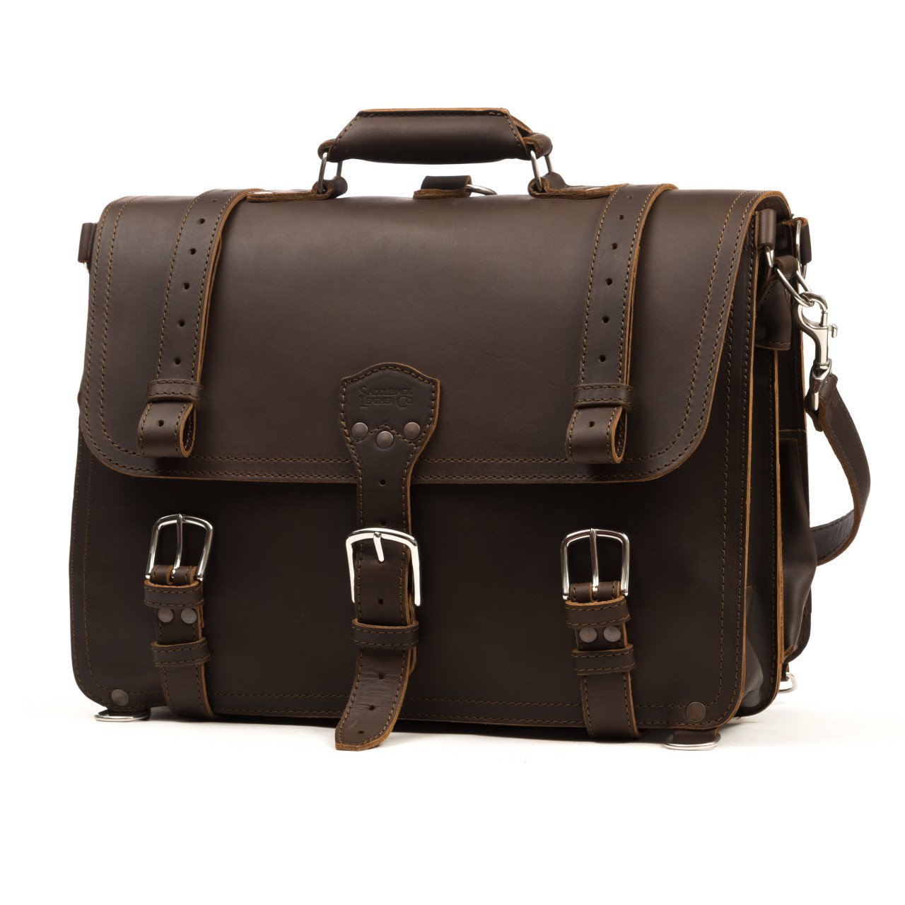 Galleon Saddleback Leather Co. Classic Leather Briefcase The Original