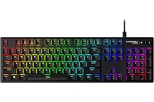 HyperX Alloy Origins - Mechanical Gaming Keyboard, Software-Controlled Light & Macro Customization, Compact Form Factor, RGB 