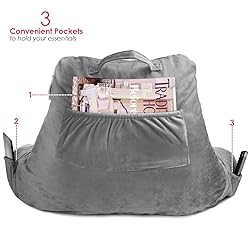 Nestl Reading Pillow with Portable Laptop Lap