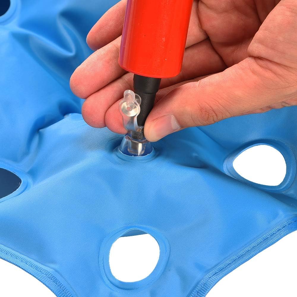 TURNSOLE Waffle Cushion Pressure Relief for Seniors,Wheelchair Cushions for Pressure Relief,Inflatable Coccyx Air Seat Cushion to Relief Back & Tailbone Pain: Kitchen & Dining