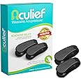 Aculief 2-Pack Wearable Natural Acupressure Support for Relaxation, Headache, Migraine, Stress Alleviation & Tension Relief, Soothes Muscle Pain Simple & Effective (X-Small/Black)