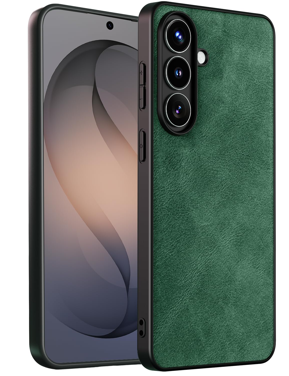 CASEKULT for Samsung Galaxy S26 Case,Slim Premium PU Leather Soft TPU Bumper Shockproof Protective Phone Cover for Samsung S26,Green
