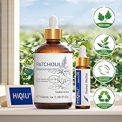 HIQILI Patchouli Essential Oil 100ML, Pure Natural