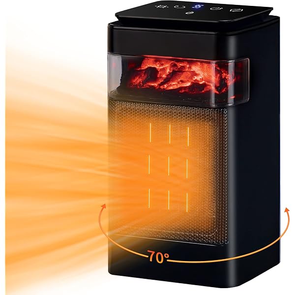 Amazon.com: ACTICO Space Heater,1200W/600W PTC Ceramic Heater, 2-speed  Switch and Timer Function, Indoor Portable Heater, Small Electric Heater  for Bedroom, Office and Indoor Use : Home u0026 Kitchen