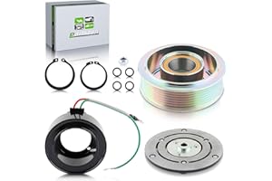 CO4920AC AC A/C Compressor Clutch Plate Pulley Bearing Coil Kit Fit for Honda CR-V 2.4L Civic 2.4L for Acura ILX 2.4L RDX 2.3