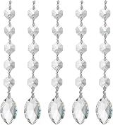 H&D Crystal Suncatcher Prisms 5PCS Teardrop Glass Beads Wedding Decor view 7