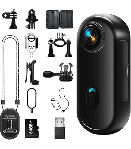 POV 4k Camera, Action Camera, 4k Pocket Thumb Action Cam