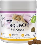 ProDen PlaqueOff 120 Soft Chews Cat Dental Care Salmon Flavor