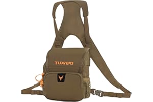 Tuxapo Binocular Harness Chest Pack with Rangefinder Pouch 2.0 New Bino Case for Hunting Hiking Shooting