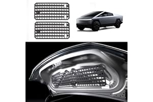 Tlyard 2 PCS Truck Molle Panels for Tesla Cybertruck, Aluminum Alloy Material Cybertruck Molle Panels for Cybertruck Accessories, Customizable Gear Storage,Easy to Install
