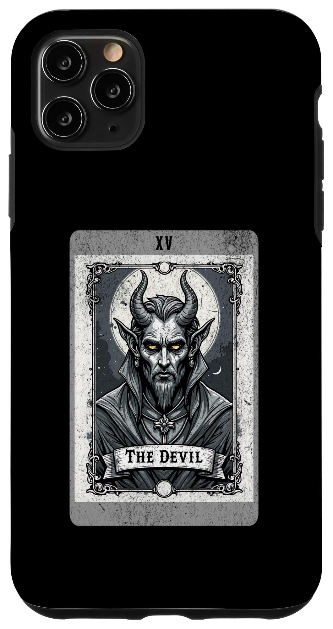 iPhone 11 Pro Max Vintage Tarot Card Death Satanic Occult The Devil Unholy Case