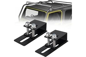 GLOBLED Adjustable Roof Rack Mounting Brackets Led Light Bar Mounting Brackets Rack Light Mounting Universal Bracket Compatib