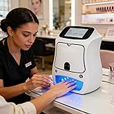 Electric Mini Nail Art Printer, 4800dpi APP Control Nail Printing, Automatically Recognize Nail Shape,Fast Drawing in 10S,for Girls' Home Nails,Weddings,Nail Art Studio
