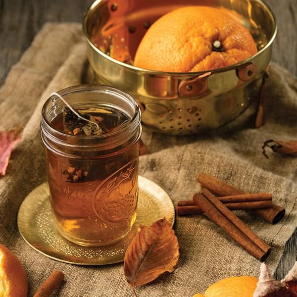HARNEY & SONS HOT CINNAMON SPICE TEA TIN – BLACK TEA WITH ORANGE & SWEET CLOVE – 2.67 OUNCES, 30 SACHETS