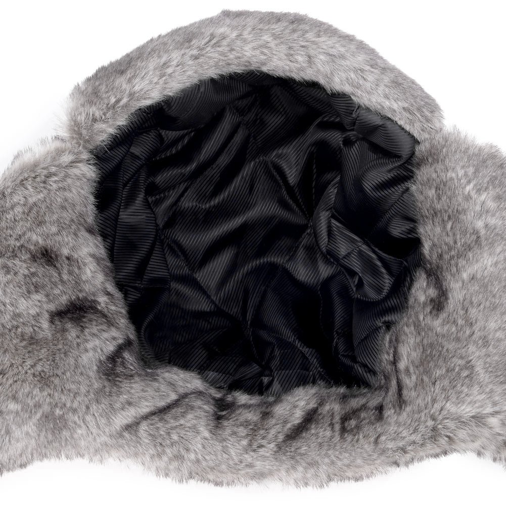 Vbiger Chapka en Peluche Anti-vent Anti-poussière Chaud pour Ski Cyclisme d\'Hiver (Tour de tête: 55-59 cm, Noir)