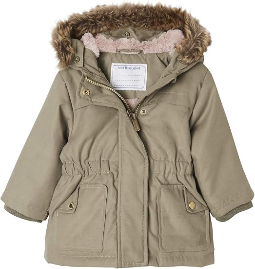 Kilauea Mountain Lisse Concession Parka Bebe Fille Avec Moufles Velours Choisir Alphabet