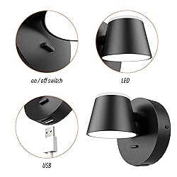URSOLA Wall Light LED Wall Sconce with On/Off