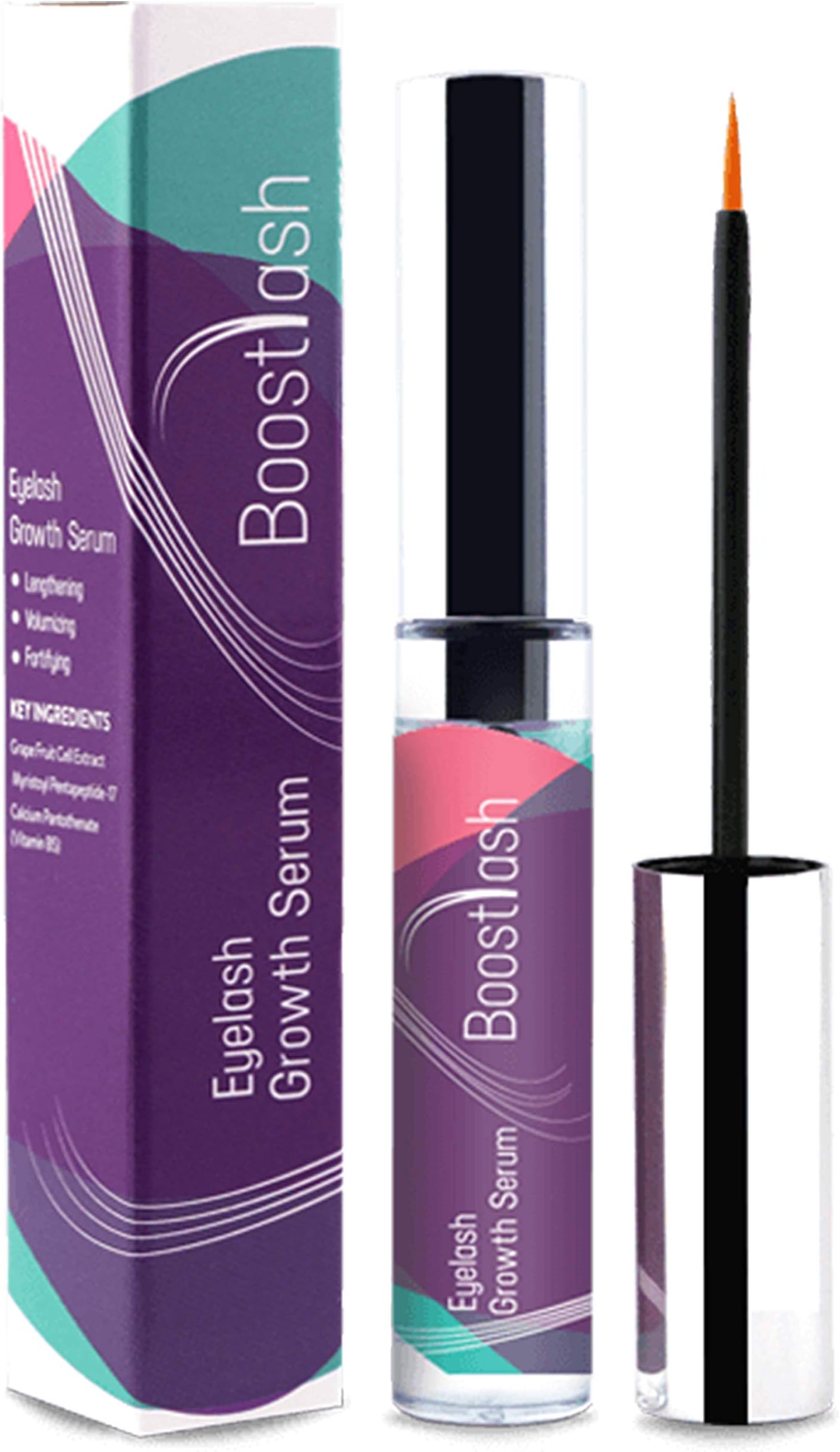 BoostLash Eyelash Growth Serum Gives You Longer Thicker Fuller & 3X Healthier Lashes (in 30 days), Proudly Made in USA. Premium Quality Ingredients Using Grape Stem Cell Extract