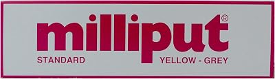 Milliput Mill Pack Standard Yellow Grey MPP-1 4oz Two-Part Epoxy Putty