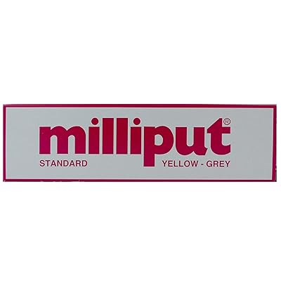 Milliput Standard 2-Part Self Hardening Putty, Yellow/Grey