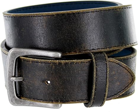 mens vintage leather belt
