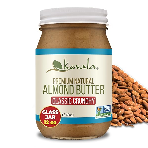 KEVALA ALMOND BUTTER CRUNCHY – ALL-NATURAL SPREAD FOR...