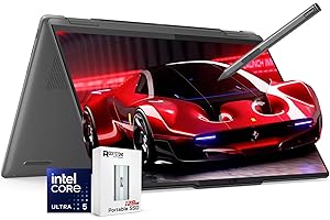 Lenovo 2024 Yoga 7i 2-in-1 AI Laptop, 14" WUXGA Touch, Intel 12-Core Ultra 5 125U (>i7-1355U), 16GB LPDDR5X RAM, 2TB SSD, Backlit, FP, FHD Webcam, AI Copilot, Win11 Home, W/128GB PSD&Lenovo Pen