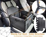 GoBuyer Waterproof Pet Car Seat Booster Carrier Grey 40x40cm view 3