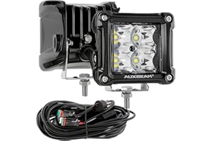 Auxbeam 3 inch 20W LED Light Pods Cube Offroad Spot Lights Super Bright LED Light Bar Off Road Square Driving Ditch Lights fo