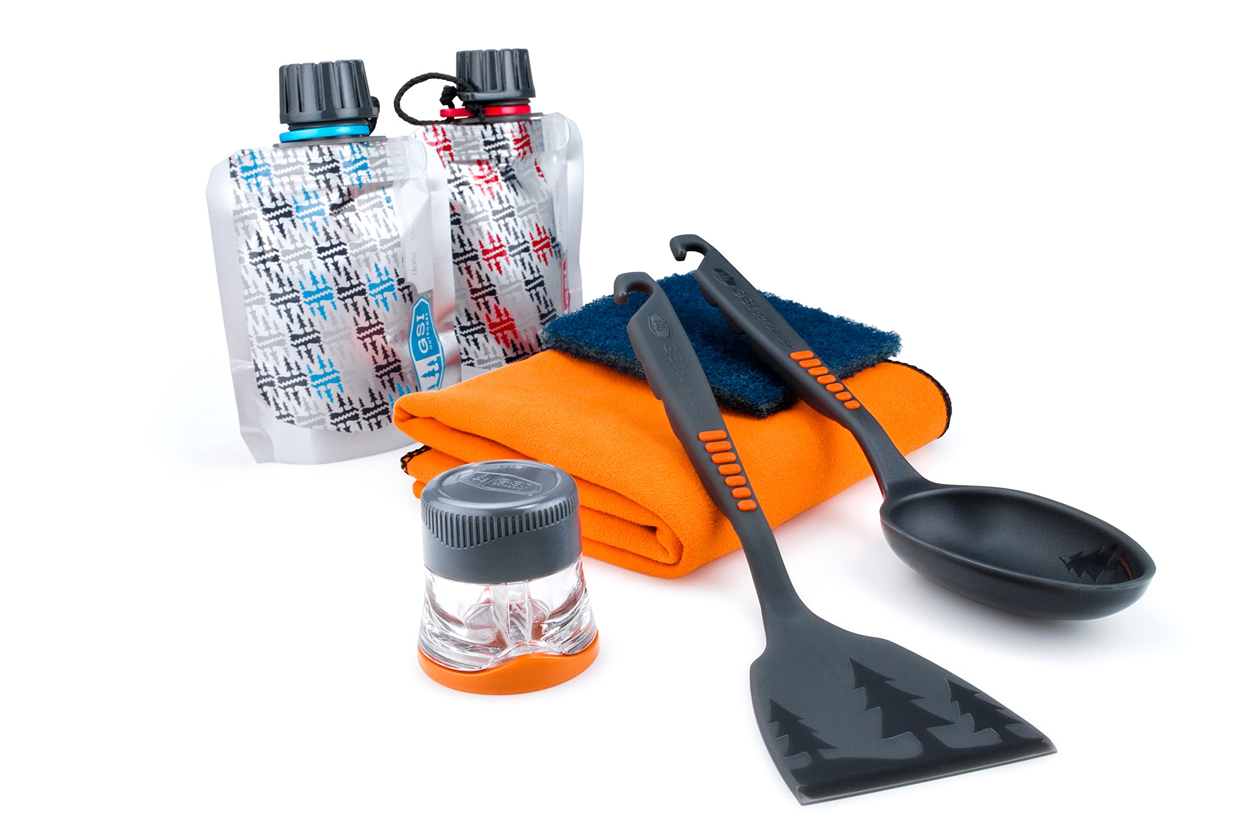 GSI 90101 Outdoor Kitchen Utensil Set 8-Piece Multi-Coloured