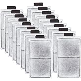 16 Pack PF-S Fish Tank Filter Cartridges, Aquarium Filter Cartridges Replacement Compatible with Top Fin Silenstream PF10 Power Filters