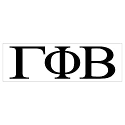 Pro-Graphx Gamma Phi Beta Greek Sorority Sticker