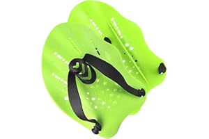2pcs Swimmer Silicones Hand Paddles Webbed Swim Gloves Manacle Flippers for Underwater Maneuverability