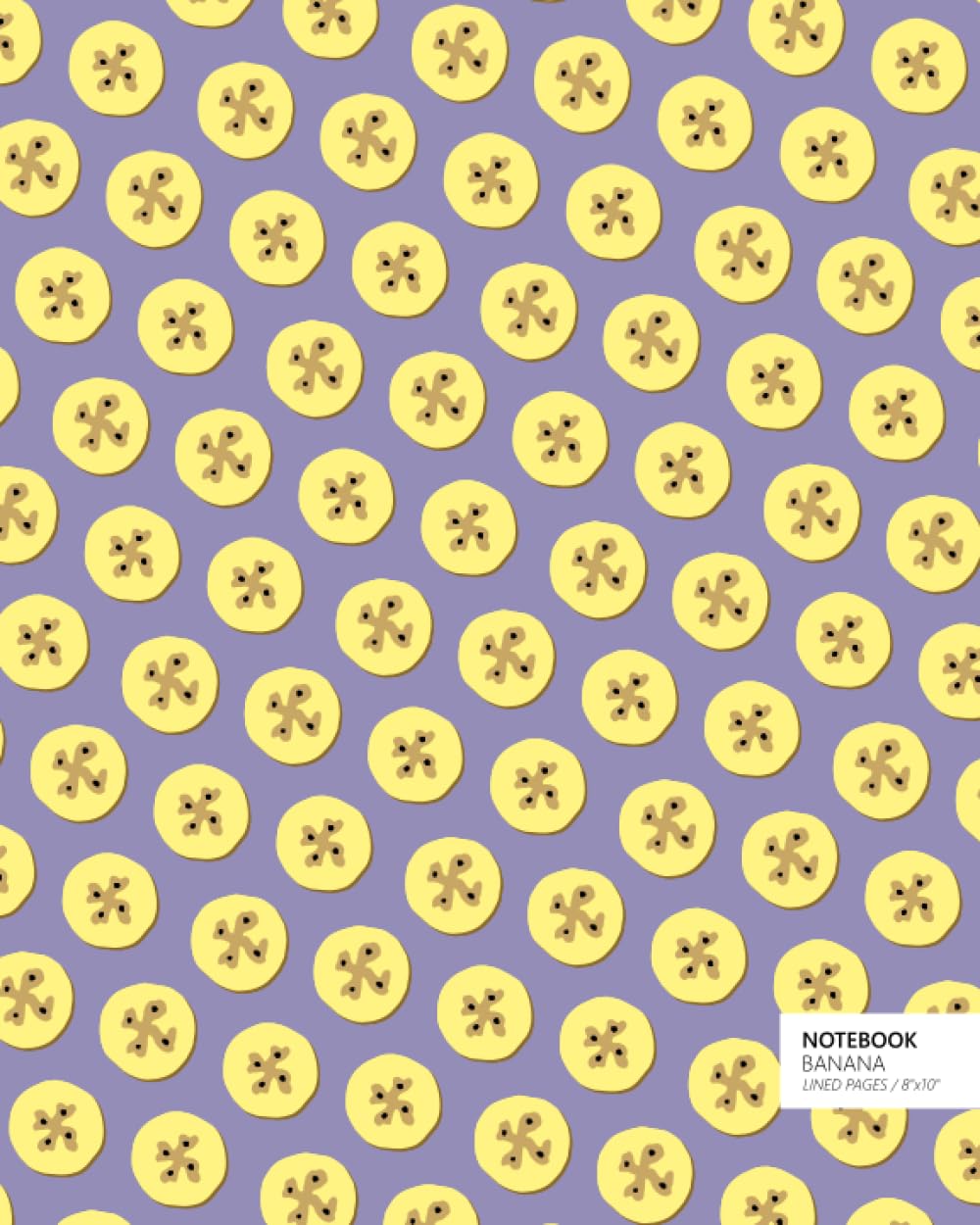 Banana Notebook 8x10 (Purple)