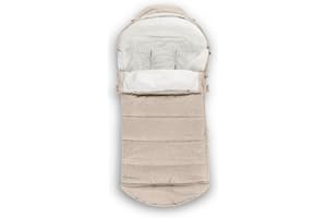 UPPAbaby CozyGanoosh 2-in-1 Seasonal Footmuff - Easily Attaches to UPPAbaby Strollers and RumbleSeat – Versatile, Ultra-Plush Zip-Out Liner for Cold Weather - Declan (Oat Mélange)